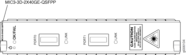 40-Gigabit Ethernet MIC with QSFP+