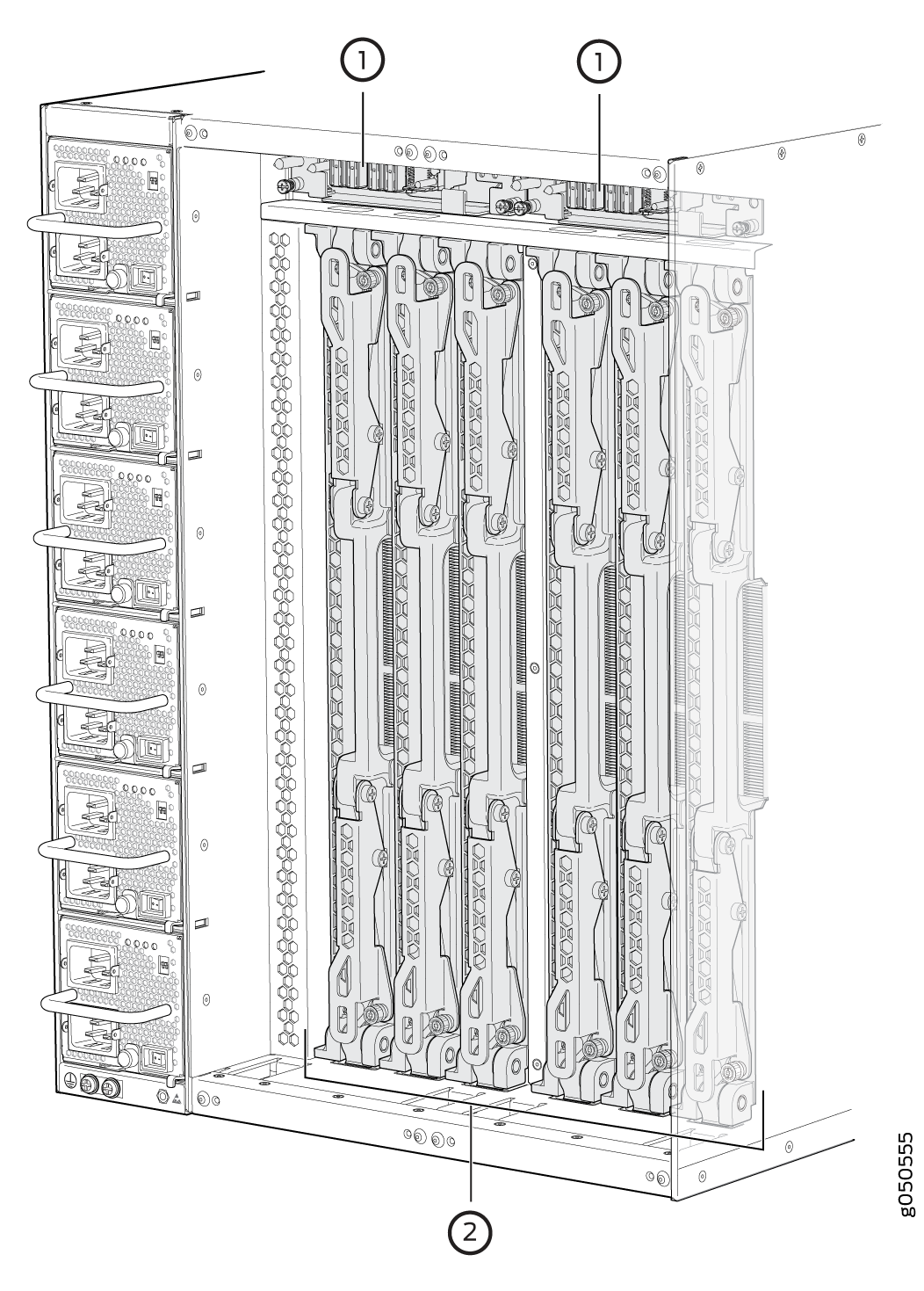 SFBs Installed in an MX10008 Router