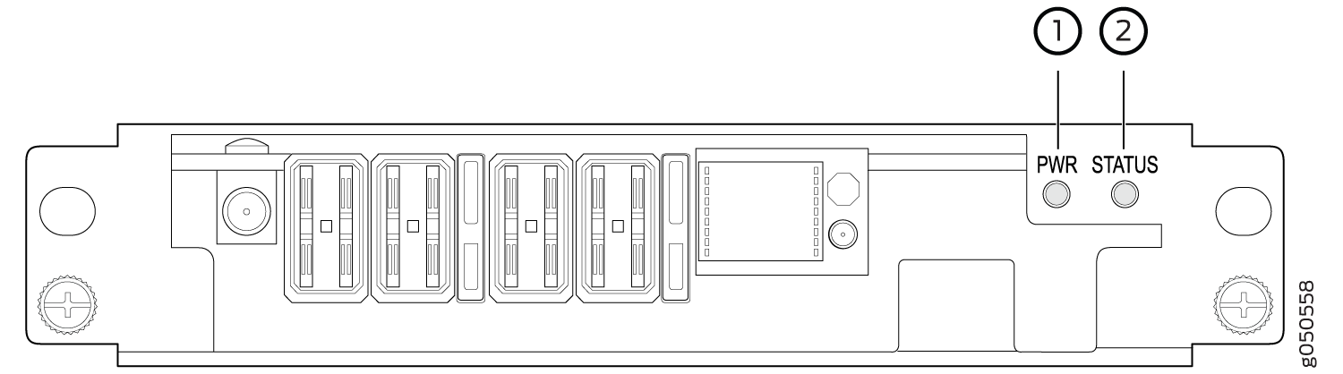 JNP10008-FAN-CTRL LEDs on an MX10008 Router