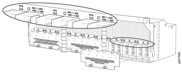 DC Power Distribution Module LEDs