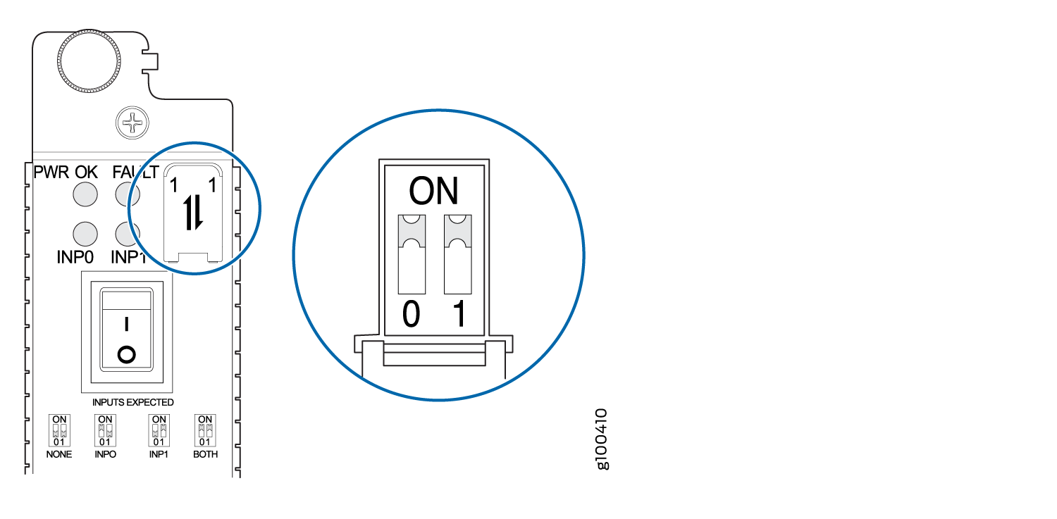 Selecting DC Power (240 V China) Subsystem Feed Redundancy