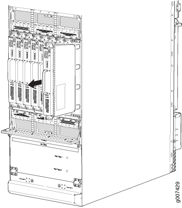 Removing a DC Power Supply Module from the MX2010 Router