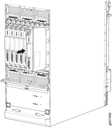 Installing an MX2010 Router DC Power Supply Module