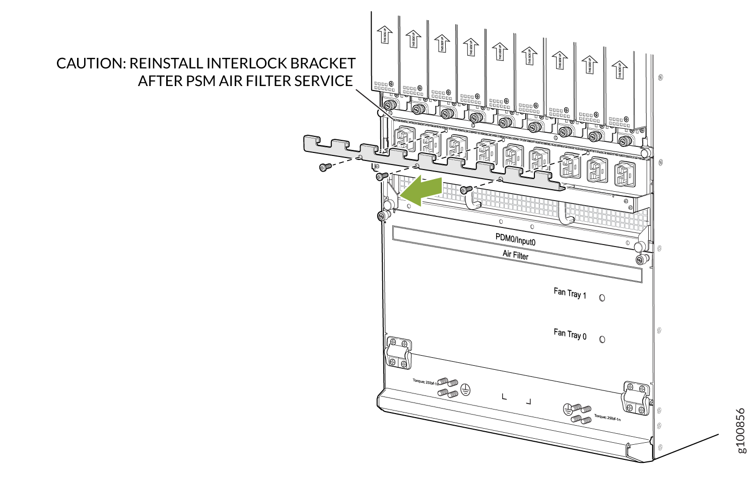 Removing the Bracket from the Universal (HVAC/HVDC) PDM