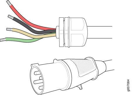 Three-Phase Delta AC Power Cord