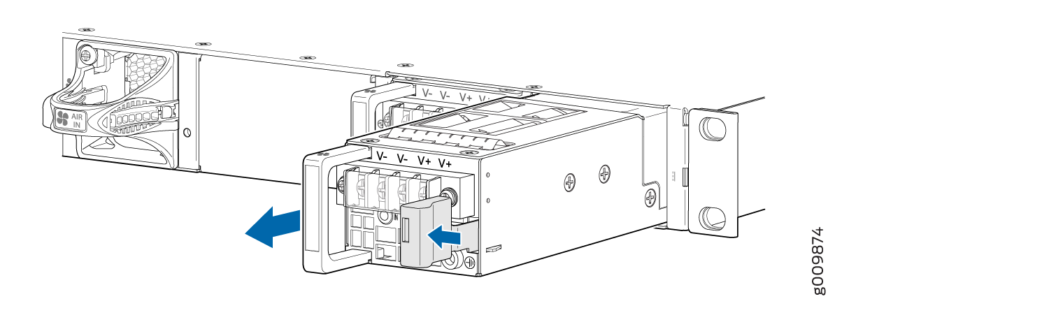 Removing a DC Power Supply