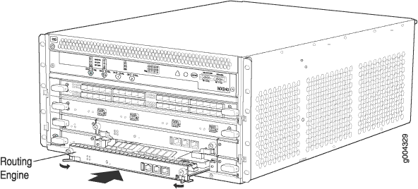 Installing an MX480 Routing Engine