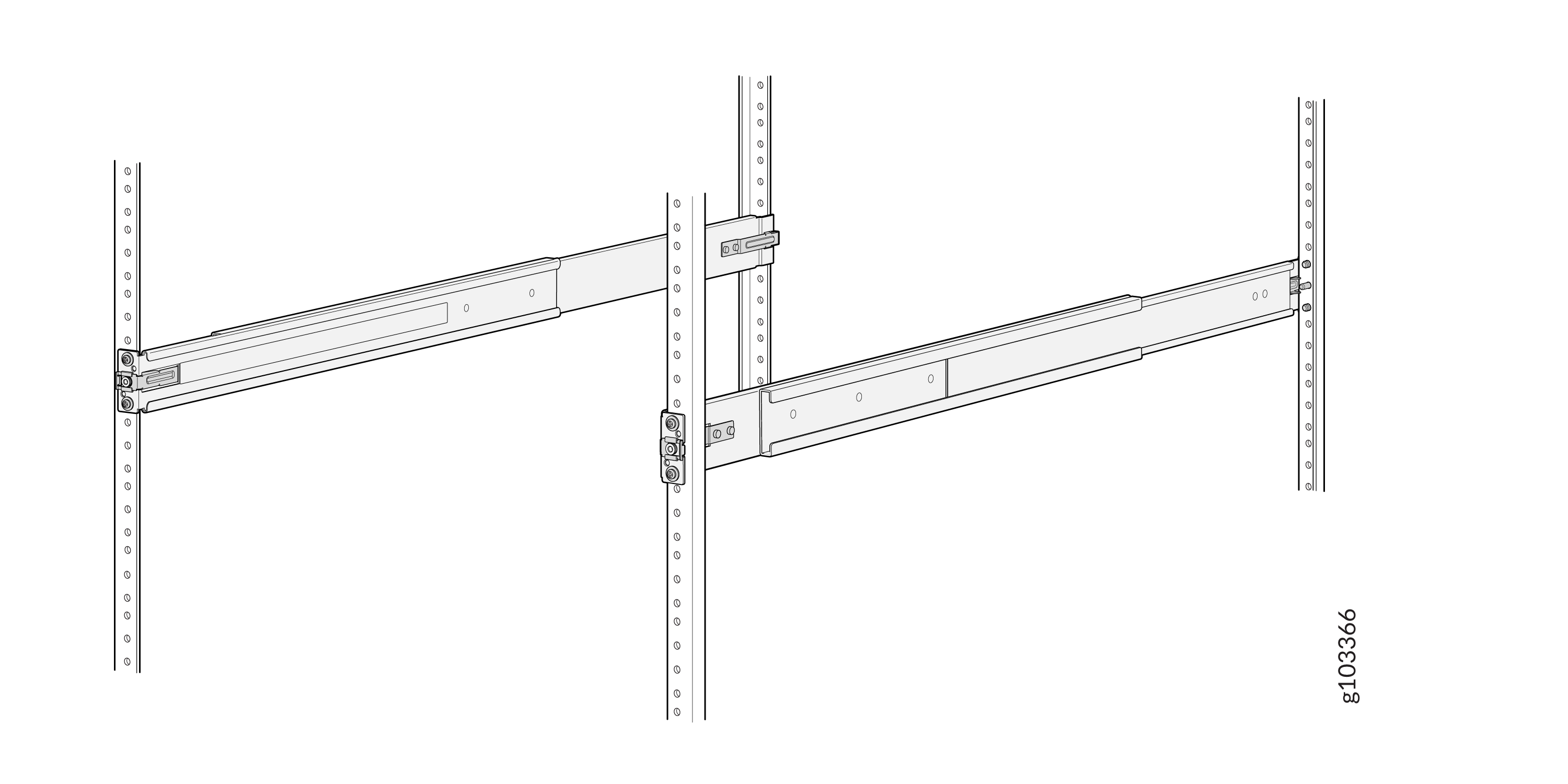 Both Mounting Rails Installed and Secured