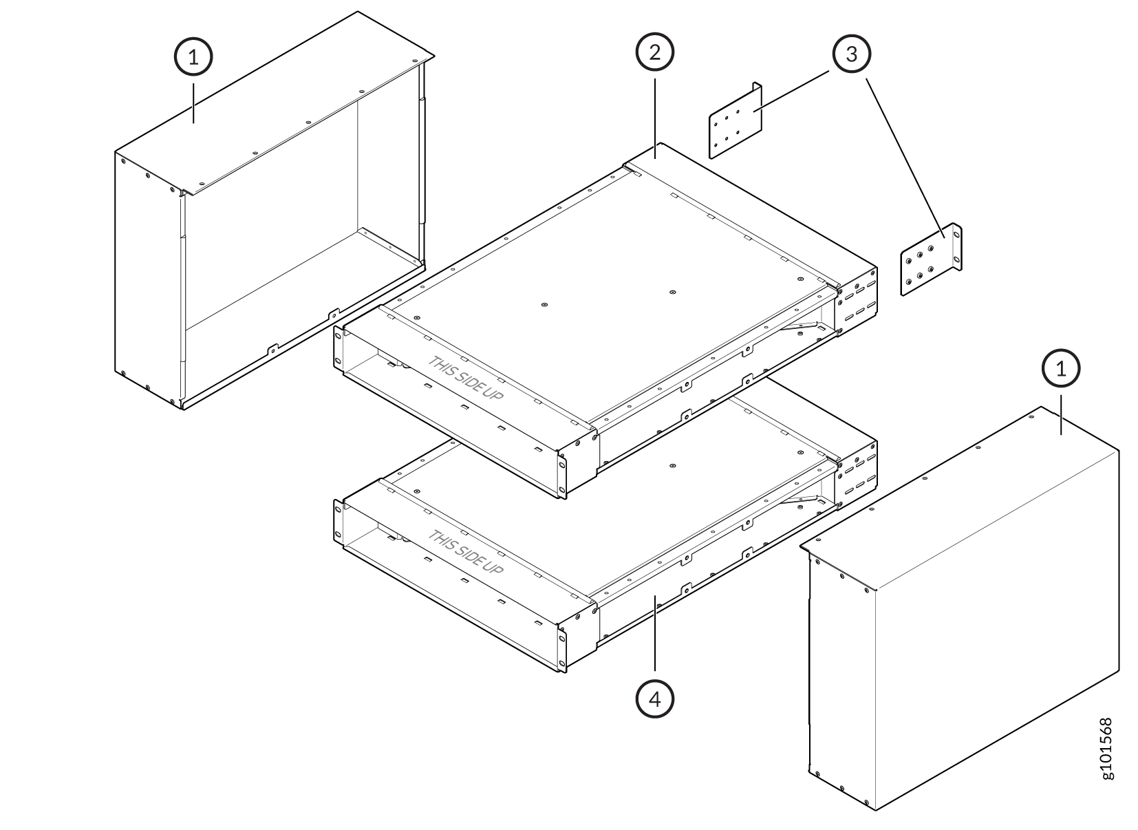Components of the Air Deflector Kit