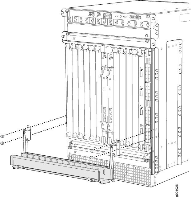 Removing the Standard Cable Manager