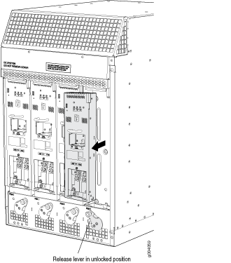 Removing a Power Supply Before Installing the MX960 Router