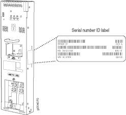 DC Power Supply Serial Number Label