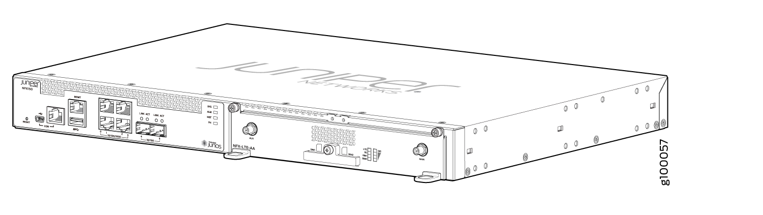 NFX150-S1 with the LTE expansion module