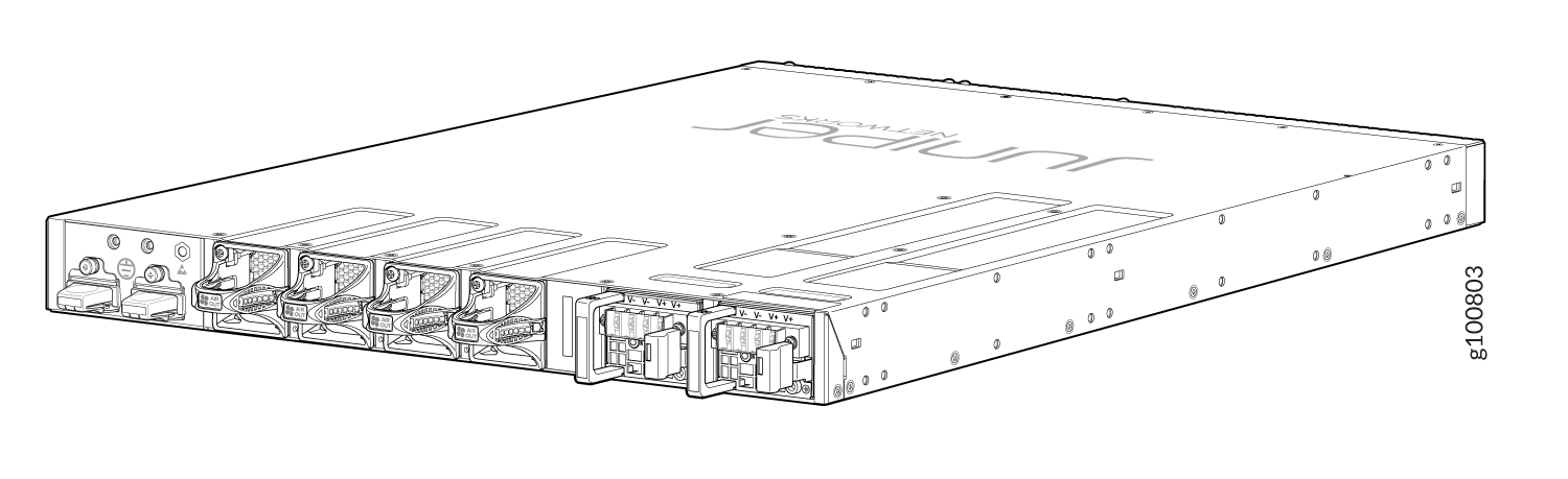 Rear Panel of the NFX350 Device