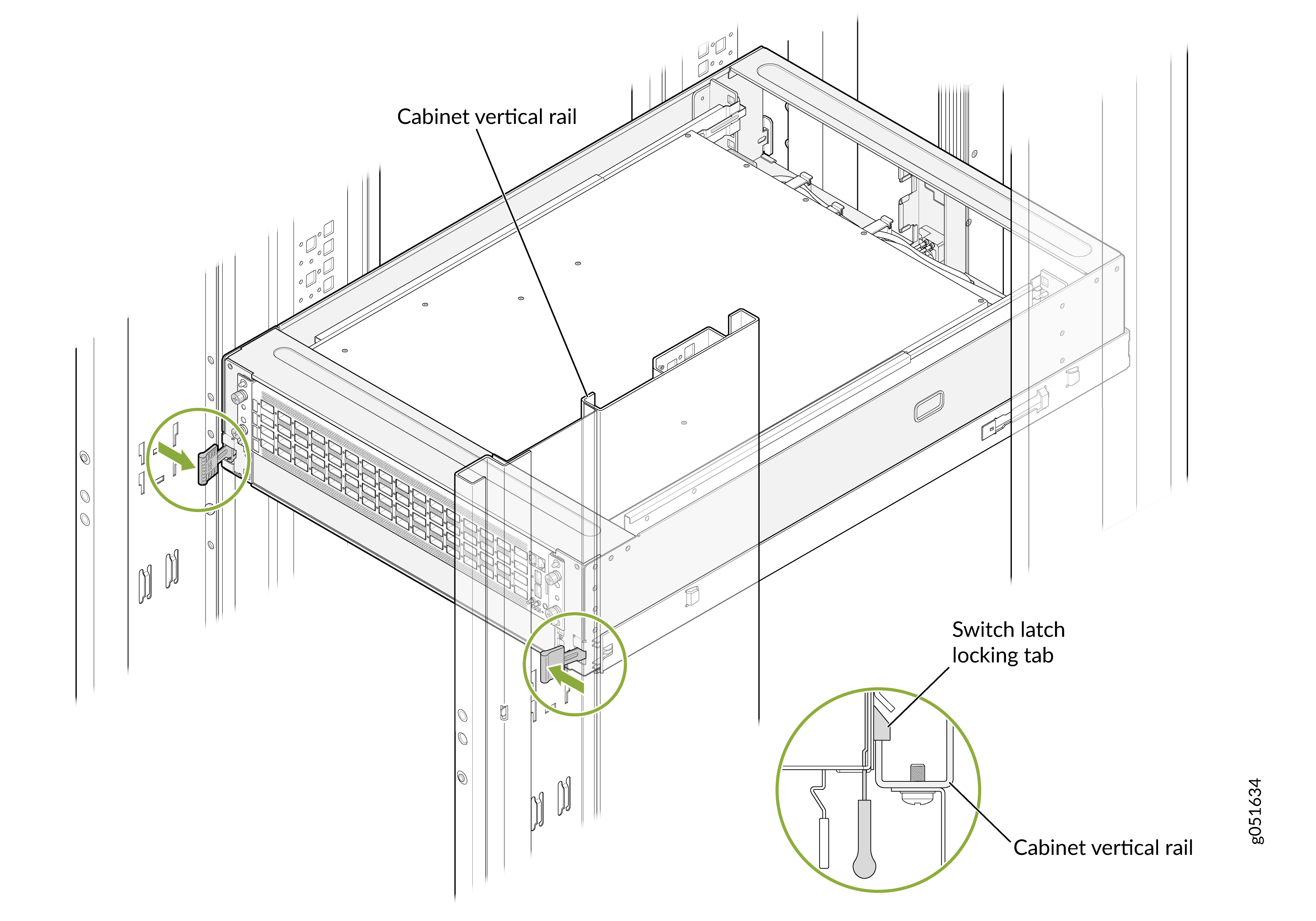 Slide the Switch-Tray Assembly Out