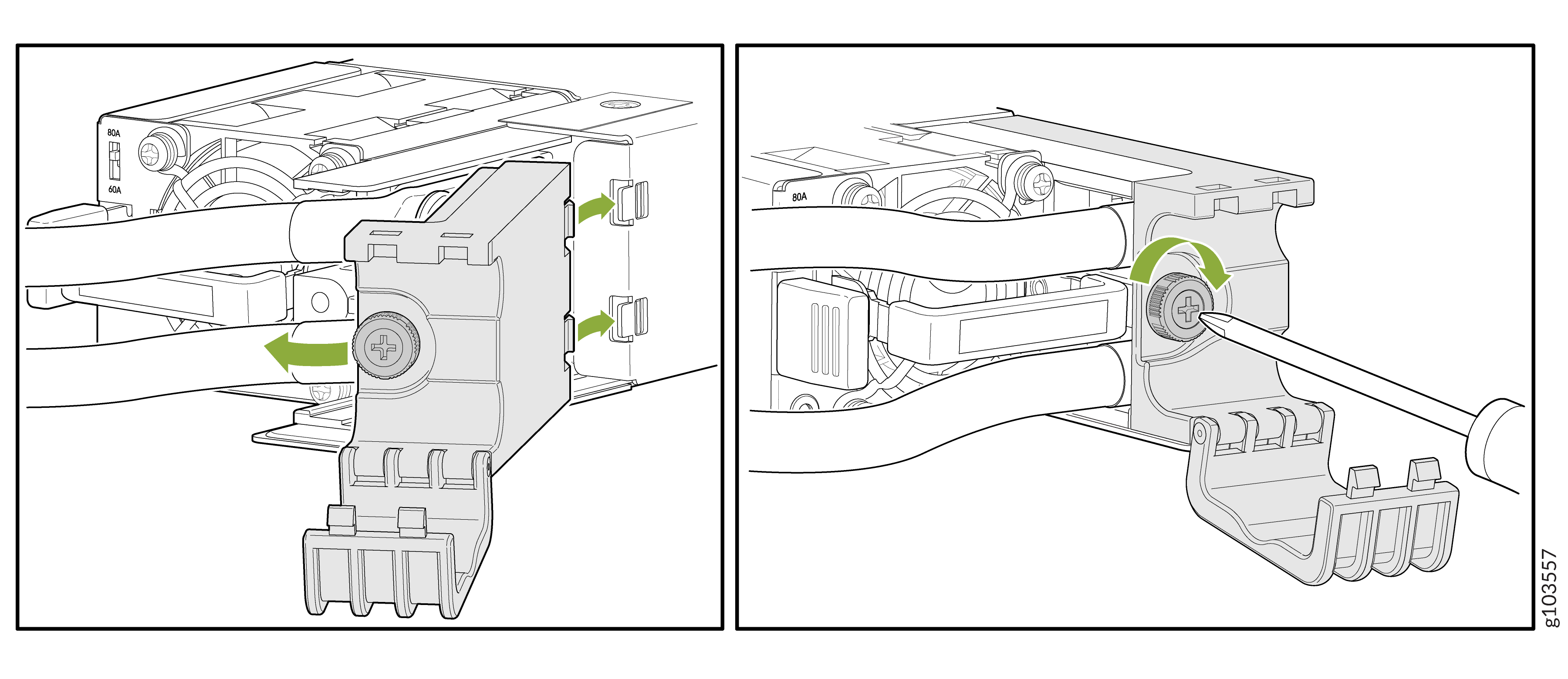 Attach the Cable Manager Latch
