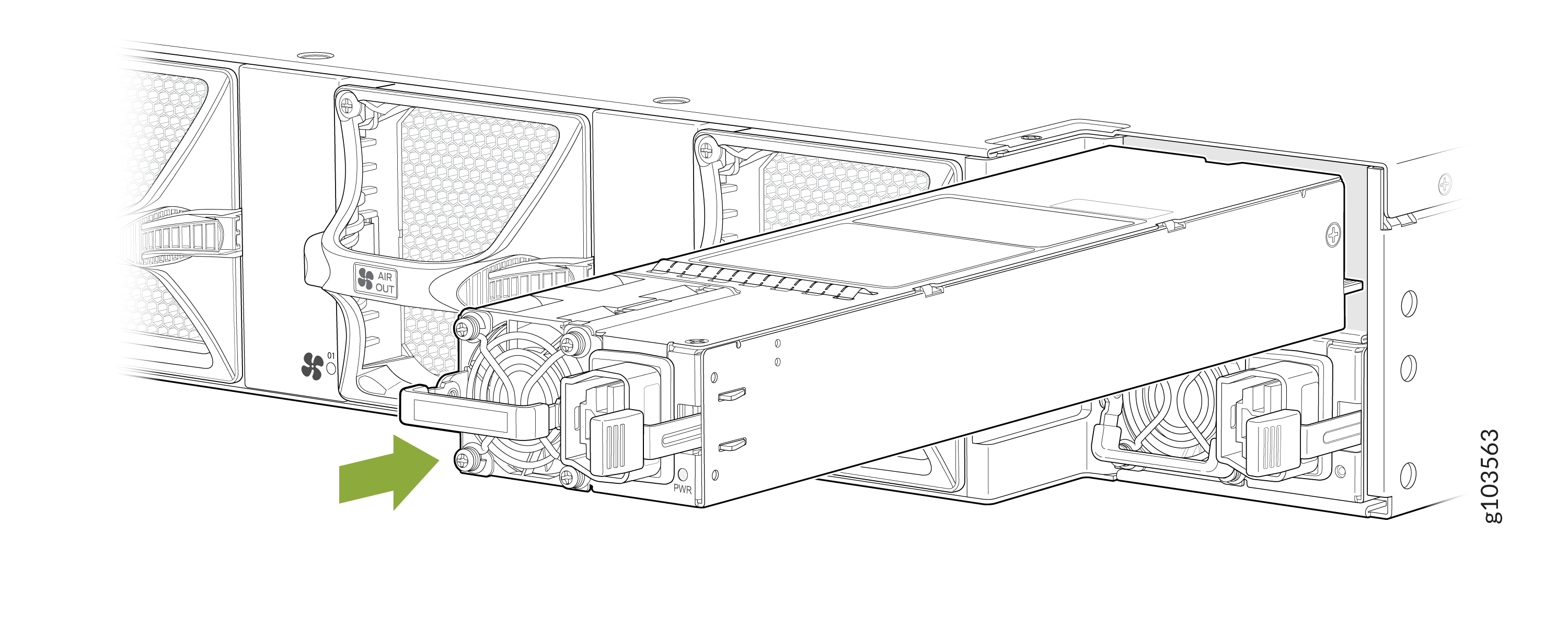 Install an AC/HVAC/HVDC PSU