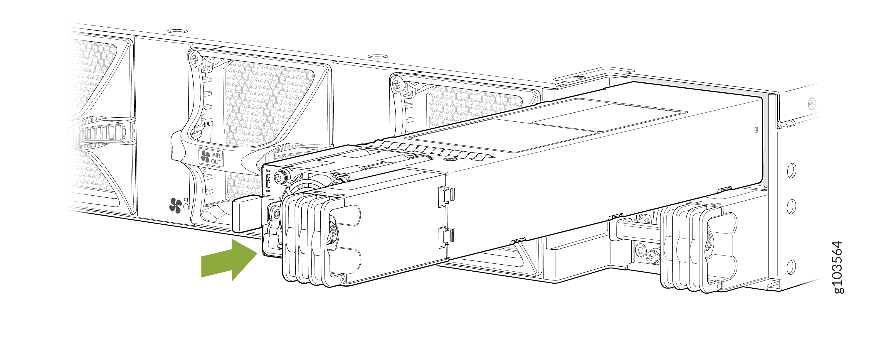 Install a DC PSU