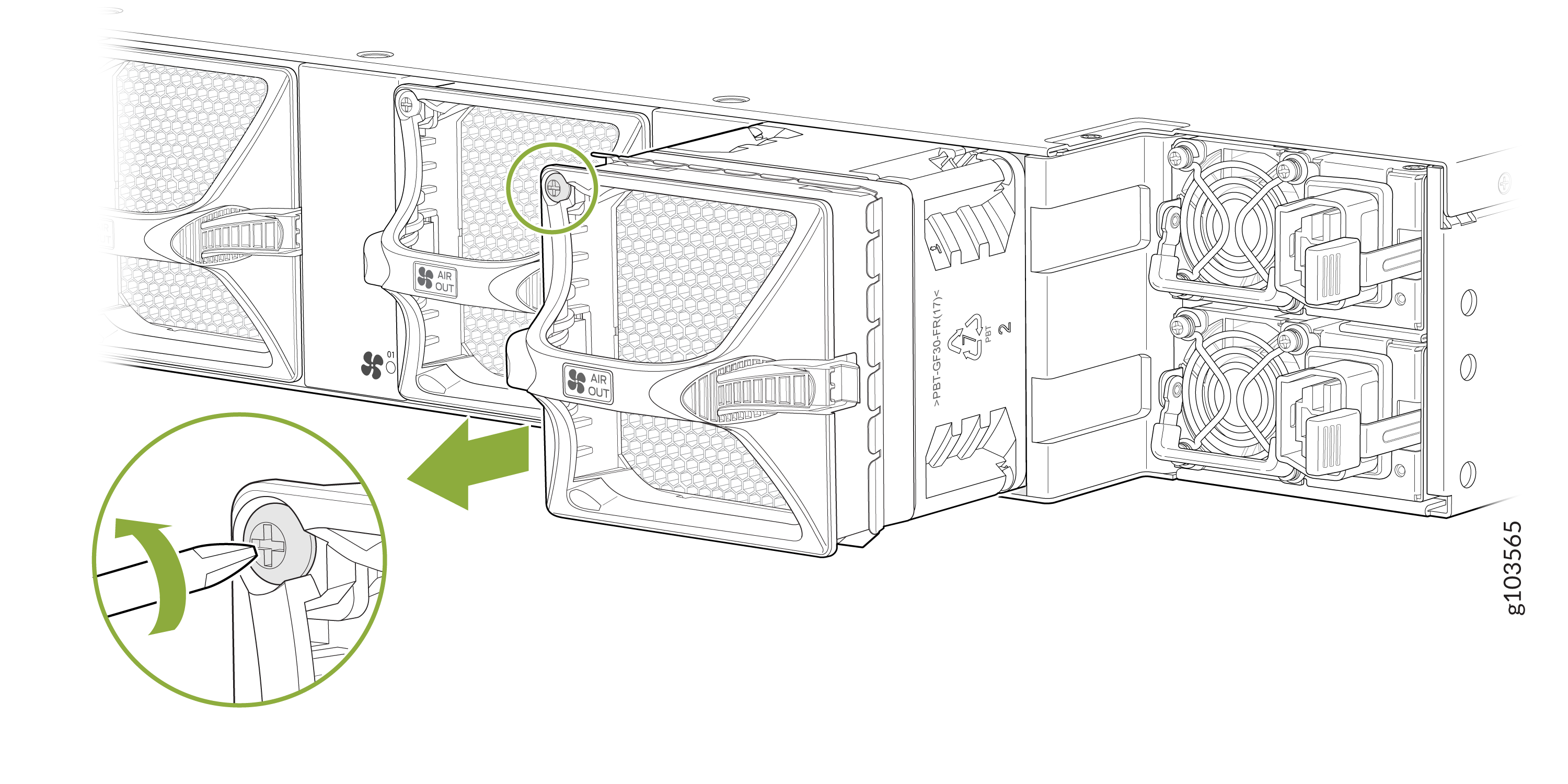 Remove a Fan Module
