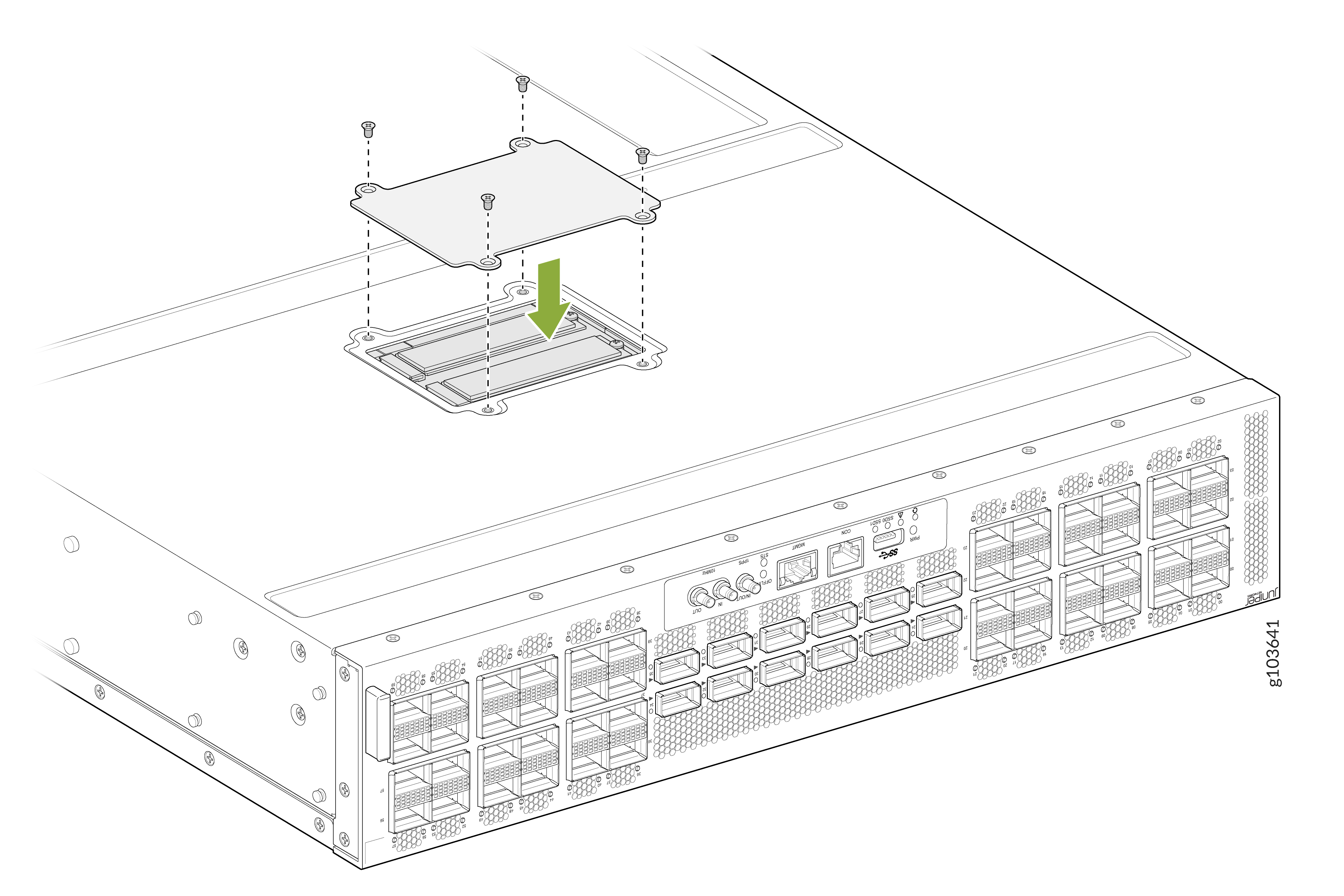 Replace the SSD Slot Cover