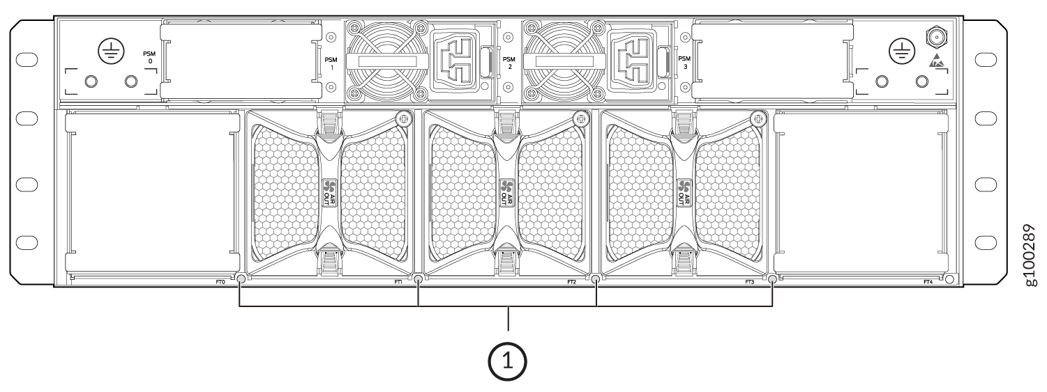 PTX10003 Fan Module LEDs