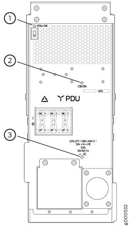 High Capacity Wye AC PDU LEDs