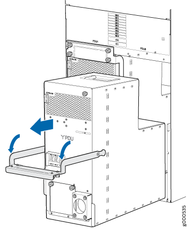 Removing a High Capacity Wye AC PDU