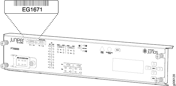 Craft Interface Serial Number Label