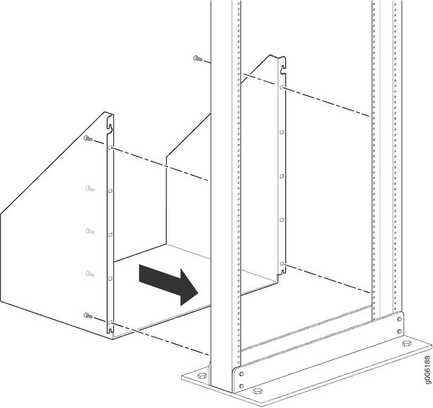 Installing the Mounting Hardware for an Open-Frame Rack