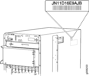 Chassis Serial Number Label