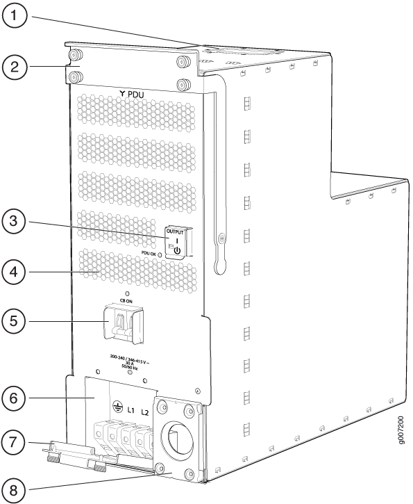 Three-Phase Wye AC PDU