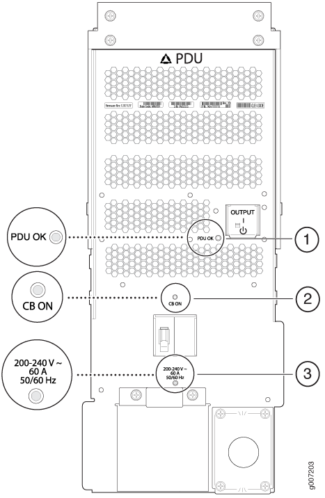 Three-Phase Delta AC PDU LEDs