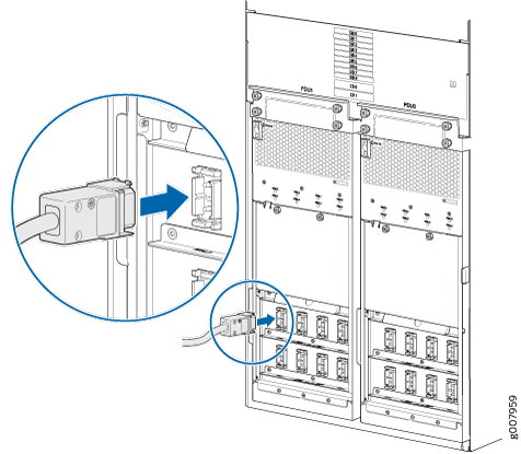 Connecting 30-A Inputs to a High Capacity Single-Phase AC PDU