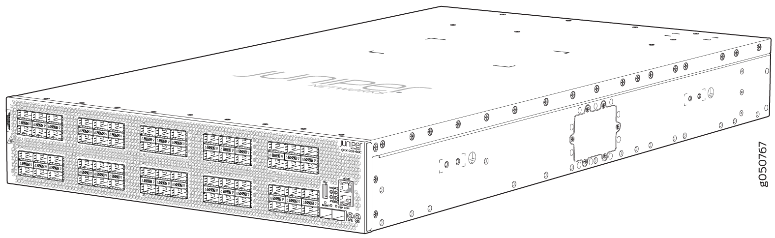 QFX10002-60C Port Panel