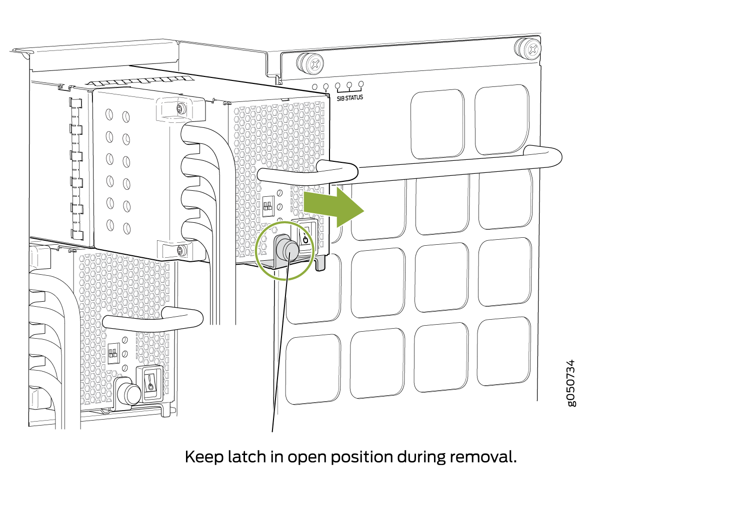 Removing a QFX10000-PWR-DC Power Supply from a QFX10016