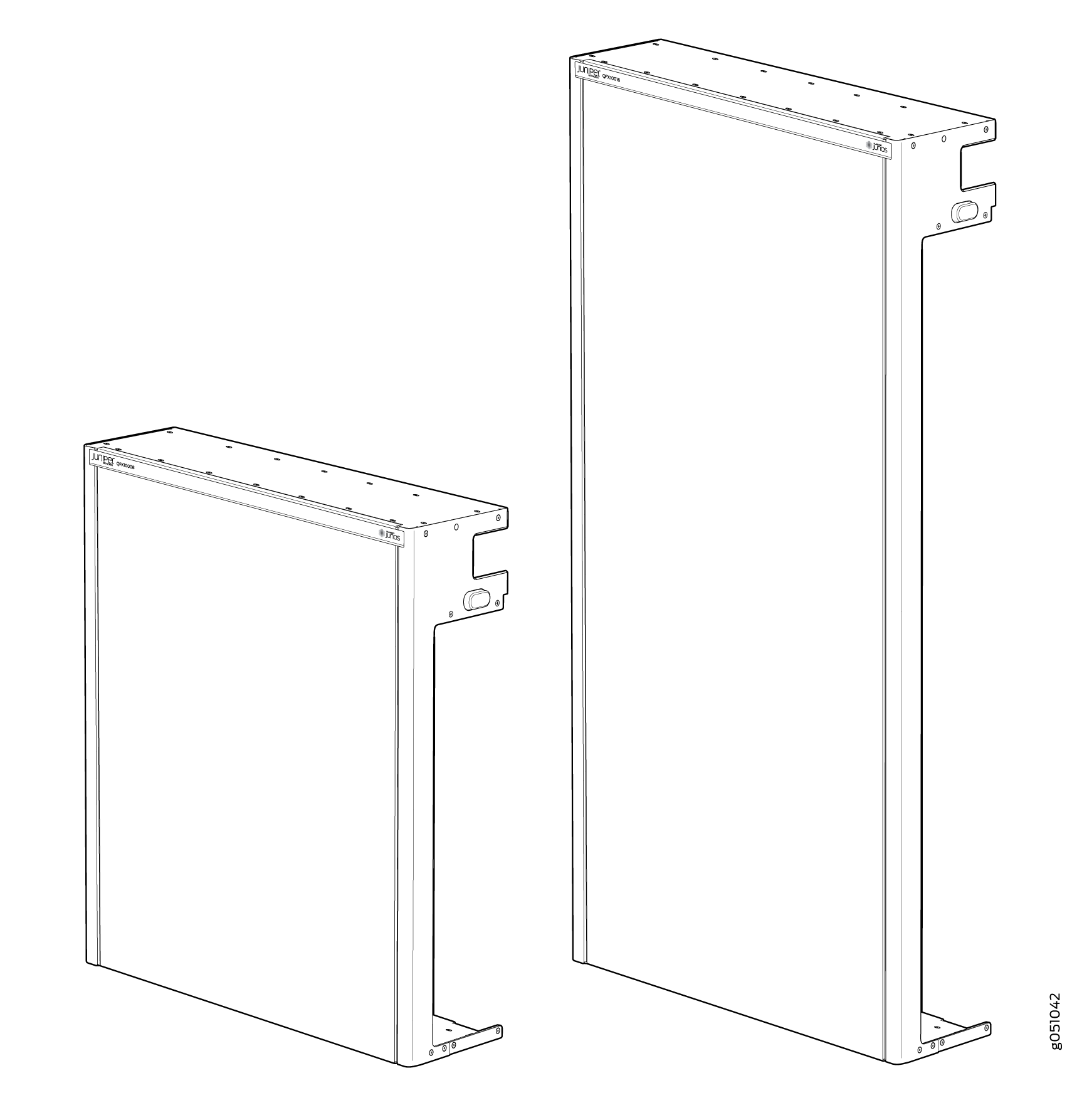 QFX10008 and QFX10016 EMI Front Panels