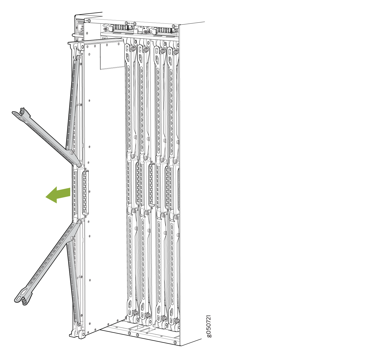 Removing the SIB from a QFX10016 Chassis