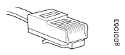 RJ-45 Connector on an Ethernet Cable