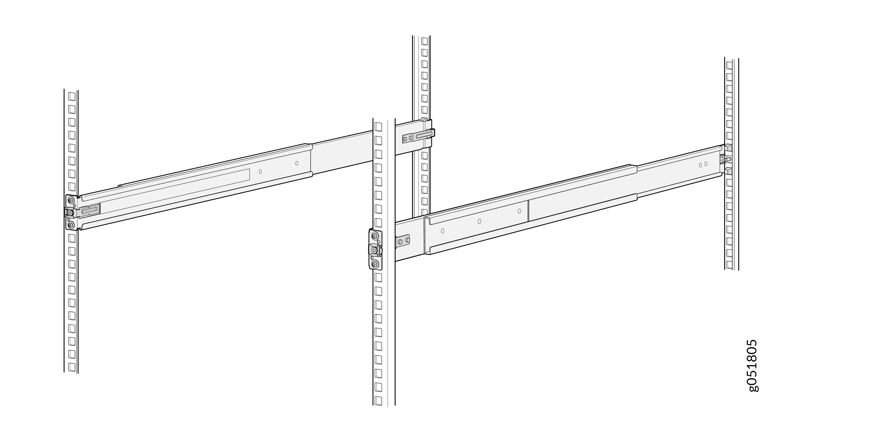 Both Mounting Rails Installed and Secured