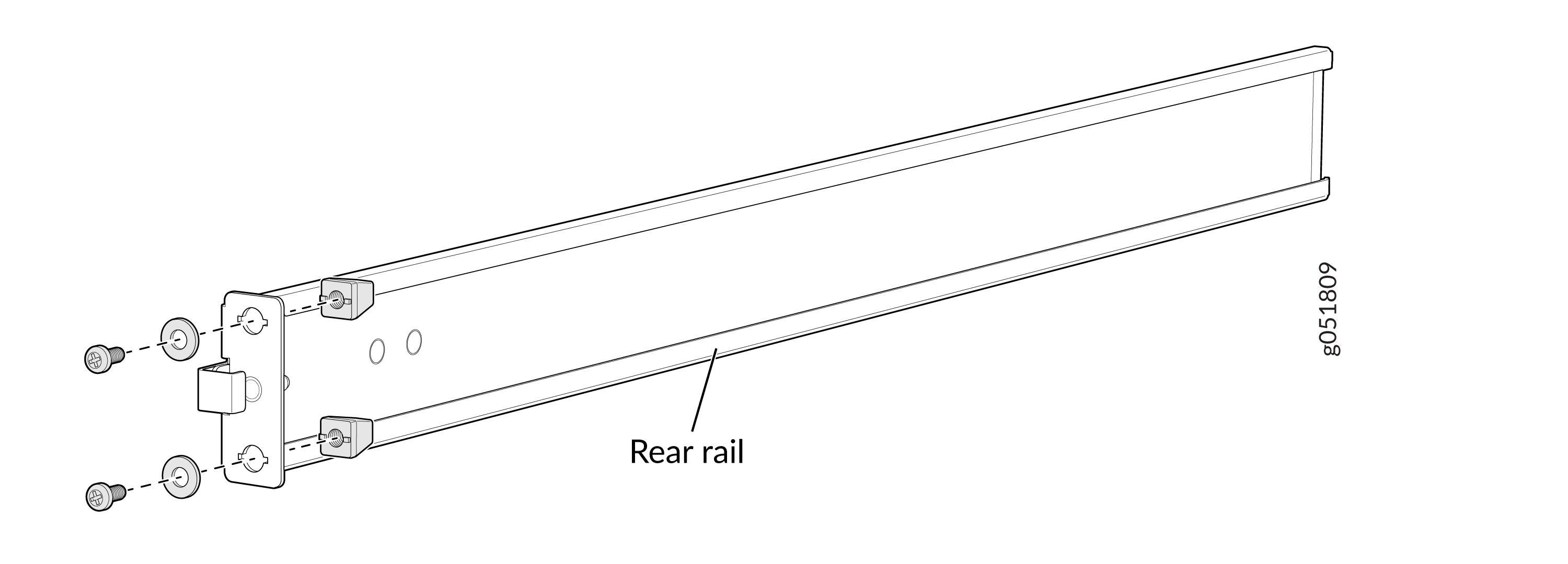 Remove Guide Blocks from Rear-Floating Rail
