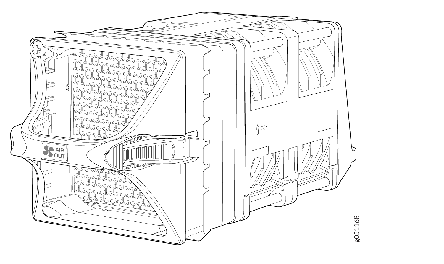 Fan module for QFX5220-128C