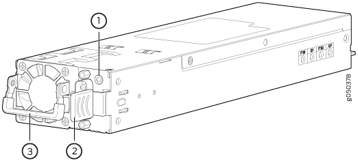 DC Power Supply in QFX5220-128C