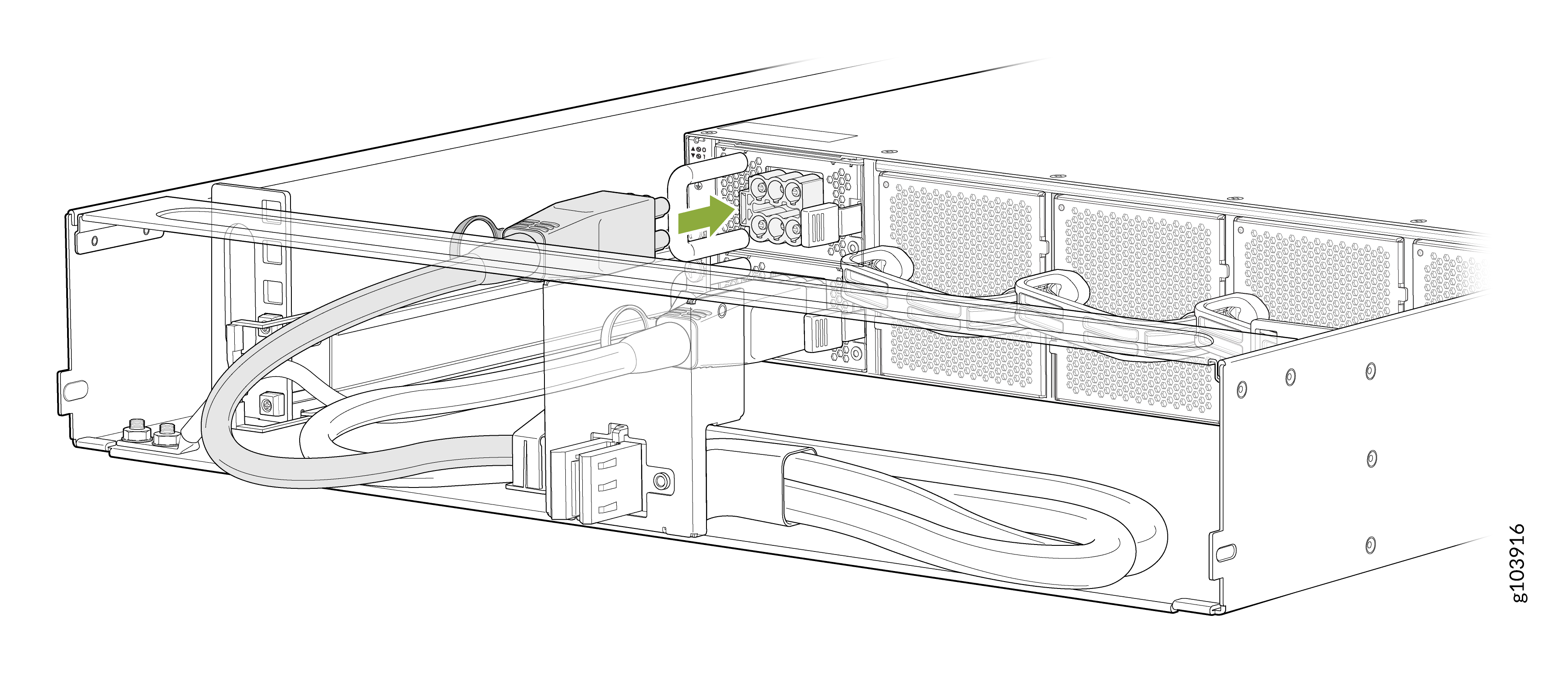Connect the DC Power Cord
