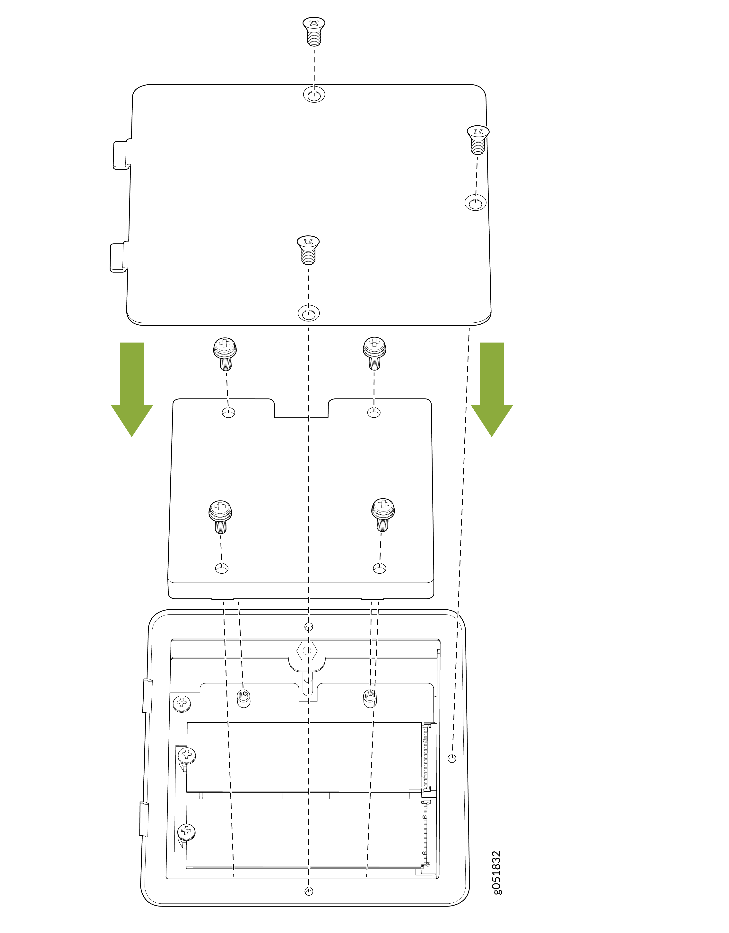 Replace the SSD Cover Plate for QFX5250-64OE-L (Liquid-Cooled Model)