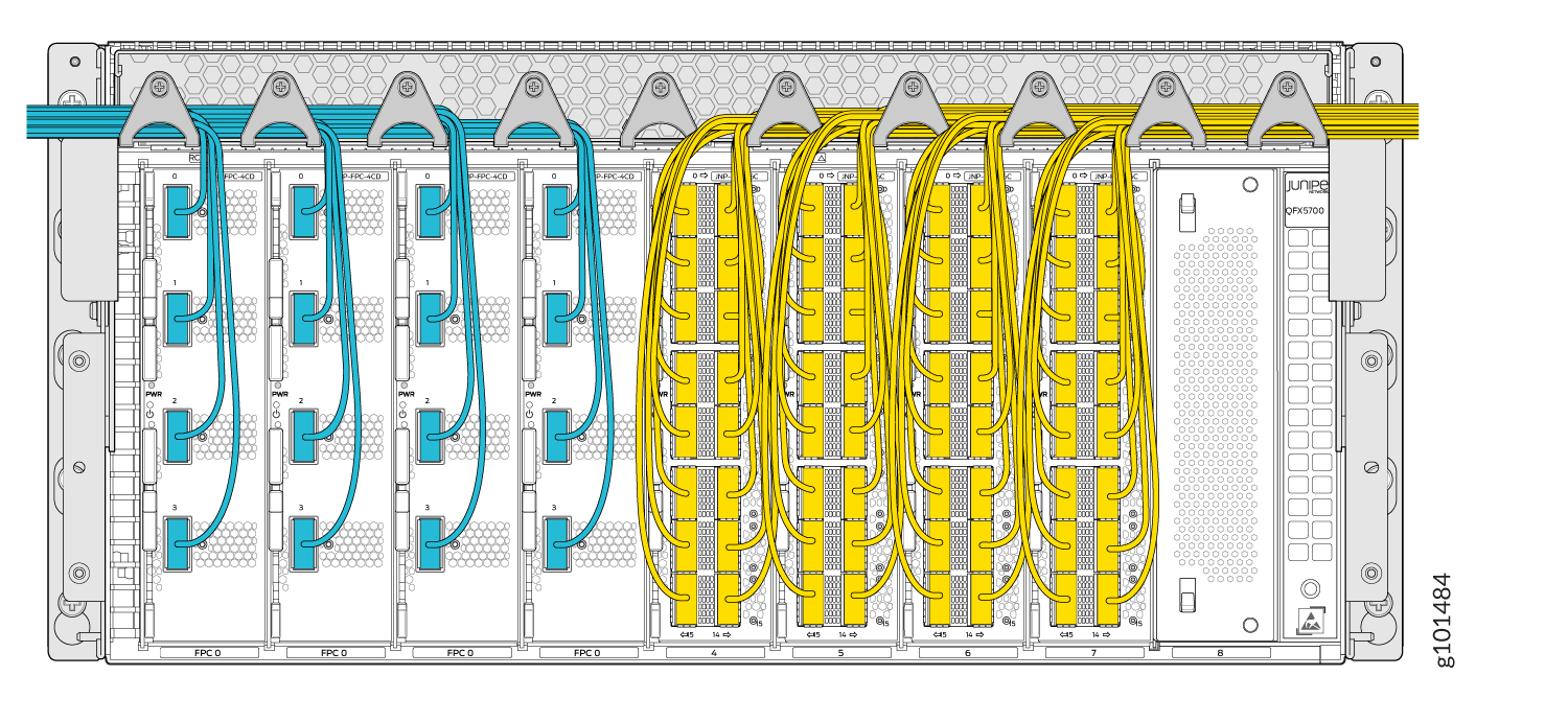 Route Cables through Cable Manager