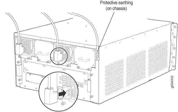 Connecting AC Power to the Firewall