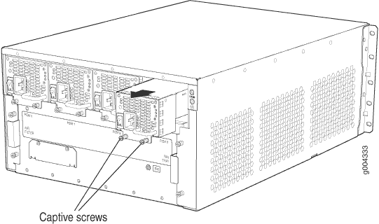 Removing a Power Supply Before Installing the Device