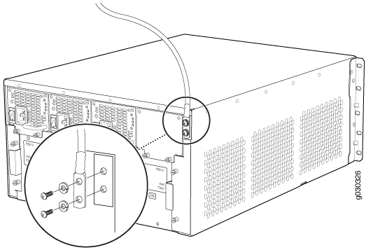 SRX5400 Firewall Grounding Point