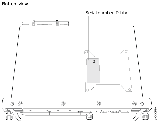 SRX5K-RE-1800X4 Serial Number Label