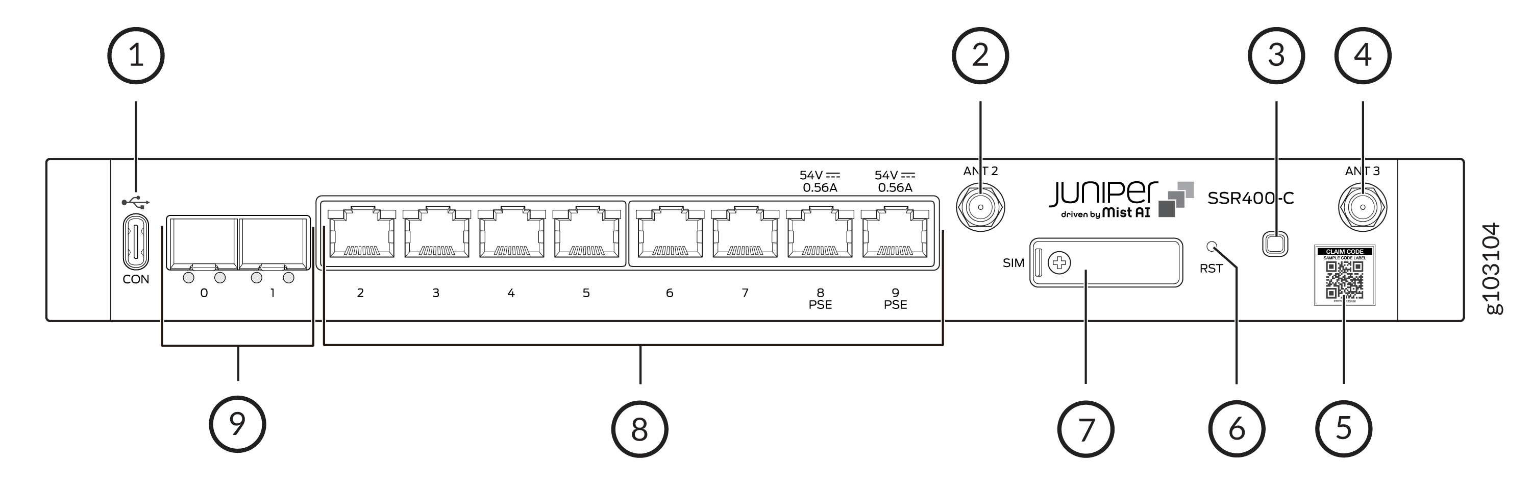 SSR400-C Front Panel